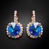 Auskarai "Klaris VII (Safyras)" su Swarovski™ kristalais
